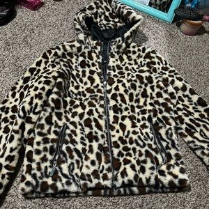 Jou Jou Cheetah Print Jacket